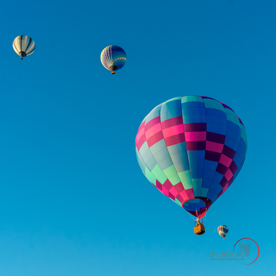 hot air baloons in the sky